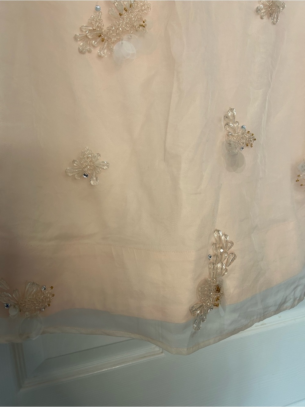 Anthropologie Maeve Strapless Scattered Embellished Mini Dress - Picture 7 of 16